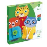 Djeco: Drewniane zwierzaki manulane ZIPTOU 3+