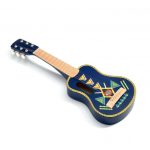 Djeco: drewniana Gitara - 6 strun metalowych 4+