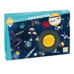 Djeco: Puzzle KOSMOS 200 el. z książeczką