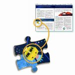 Djeco: Puzzle KOSMOS 200 el. z książeczką - obrazek 3