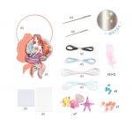 Djeco: Zestaw art Łapacz snów SYRENKA 7+ - obrazek 2