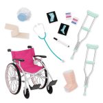 Our Generation: Zestaw z wózkiem inwalidzkim – HEALS ON WHEELS