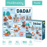Mudpuppy: Puzzle Jumbo Tata 25 el. 2+ - obrazek 2