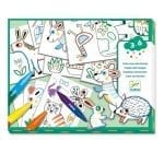 Djeco: Zestaw artystyczny ŚWIAT ZWIERZĄT 3+