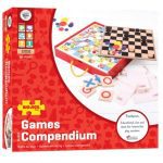 Bigjigs: zestaw 4 gier klasycznych 3+