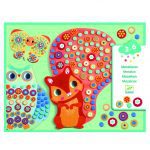 Djeco: zestaw art mozaiki MILLEFIORI 3+