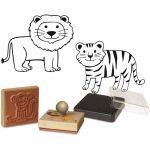 CREA LIGN: drewniane stempelki z uchwytami Sawanna 3+ - obrazek 2