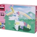 PLUS-PLUS: Midi Pastel - 50 szt. - Jednorożec 1+