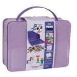 PLUS-PLUS: KLOCKI Mini 500 Pastel+100 Neon + płytka + książeczka