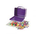 PLUS-PLUS: KLOCKI Mini 500 Pastel+100 Neon + płytka + książeczka - obrazek 2