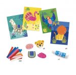 Djeco: zestaw ART KOLAŻE MAŁE PĘTLE 3+ - obrazek 2