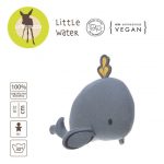 LASSIG: przytulanka z grzechotką Little Water Wieloryb - obrazek 2