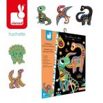 JANOD: Zestaw ART do zdrapywania Dinozaury 5+