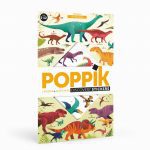 Poppik: Wyklejanka plakat DINOZAURY 7+