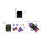 Djeco: Wydrapywanka - składanka ZABAWNE ZWIERZĘTA 3+ - obrazek 2