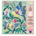 Djeco: zestaw art Wydrapywanka TAJEMNICZY OGRÓD 6+