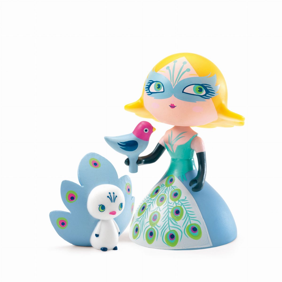 Djeco: Arty Toys Figurka księżniczka COLUMBA z ptaszkami - obrazek 1
