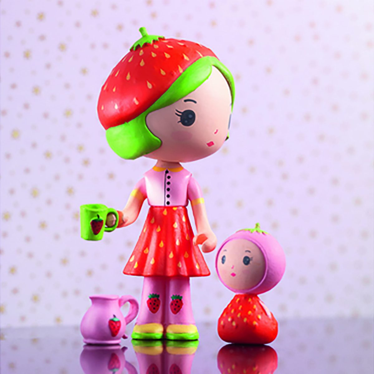 Djeco: TINYLY Figurki BERRY & LILA - obrazek 3