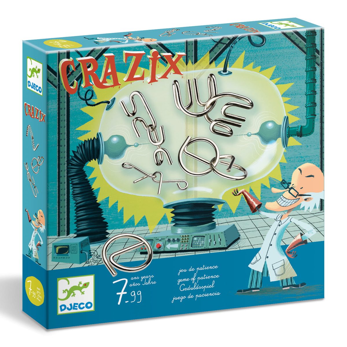 Djeco: Gra logiczna Crazix - rozłącz elementy 7+ - obrazek 1