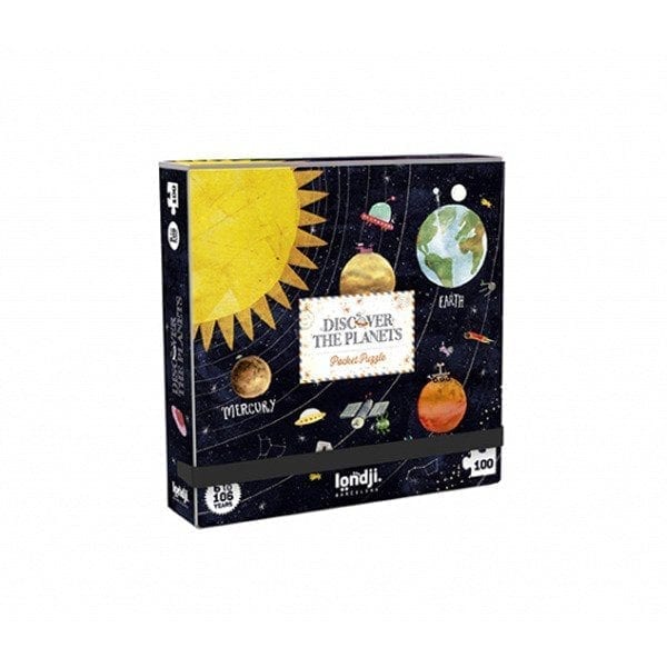 Londji: Kieszonkowe puzzle 100 EL. Odkryj Planety 6+