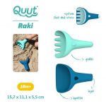 QUUT: Zestaw łopatka + grabki Raki Dark Blue + Vintage Blue - obrazek 4