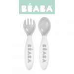 Beaba: Sztućce w etui GREY 8m+