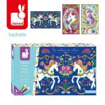 JANOD: Zestaw ART Magiczny brokat Jednorożce 7+