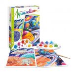 SentoSphere: ZESTAW Aquarellum świecący Kosmos 7+