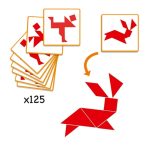 Djeco: gra logiczna Układanka Tangram 7+ - obrazek 2