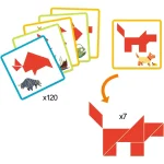 Djeco: gra logiczna Układanka Tangram - obrazek 2