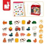 JANOD: drewniane magnesy Farma 24 szt. - obrazek 3