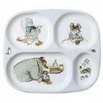 petit jour paris: Ernest i Celestyna - TALERZ Z PRZEGRÓDKAMI