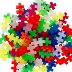 PLUS-PLUS: Klocki 100 szt. mini NEON TUBA - obrazek 3