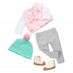 Our Generation: Zestaw ubranek dla lalek 46CM – FUZZY FEELINGS