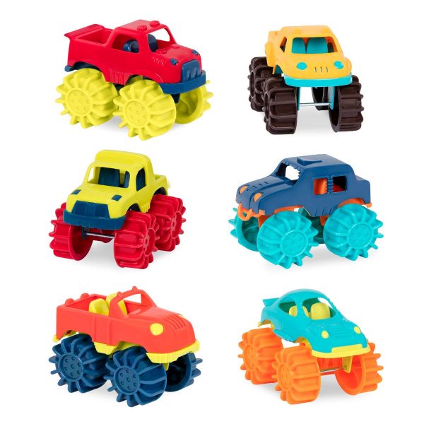 B.TOYS: Thunder Monster – zestaw 6 Monster Trucków 2+