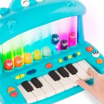 B.toys: Hippo Pop Play Piano – KEYBOARD ze SKACZĄCYMI PTASZKAMI - obrazek 4