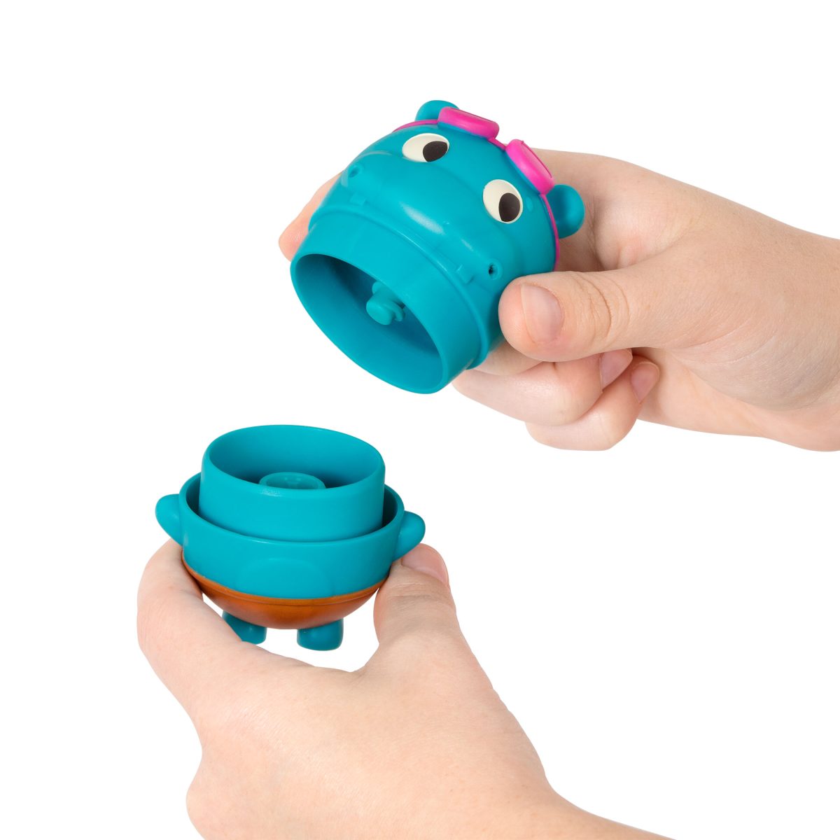 b.toys: Pull & Go Rider – łódka z napędem i ROZKRĘCANĄ sikawką - obrazek 3