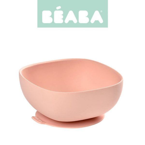 Beaba: silikonowa miseczka z przyssawką PINK