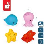 JANOD: Zestaw do kąpieli 4 zwierzątka morskie 10m+ - obrazek 2