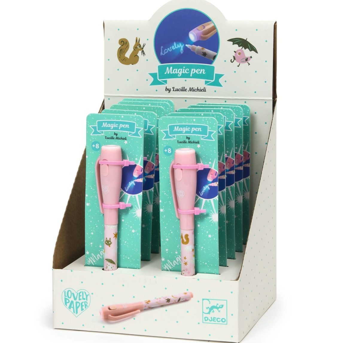 DD03765-B3D-RVB Djeco: lovely paper - Magiczny długopis Lucille - obrazek 2