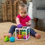 Fat Brain Toy: Elastyczna Kostka sorter InnyBin 10m+ - obrazek 3