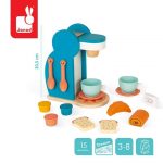 JANOD: Drewniany zestaw śniadaniowy ekspres do kawy + akcesoria - obrazek 2