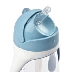 Beaba: tritanowy kubek bidon niekapek ze słomką 300 ml windy blue - obrazek 2