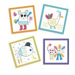 Djeco: Zestaw artystyczny ZABAWNE ZWIERZAKI 2+ - obrazek 2