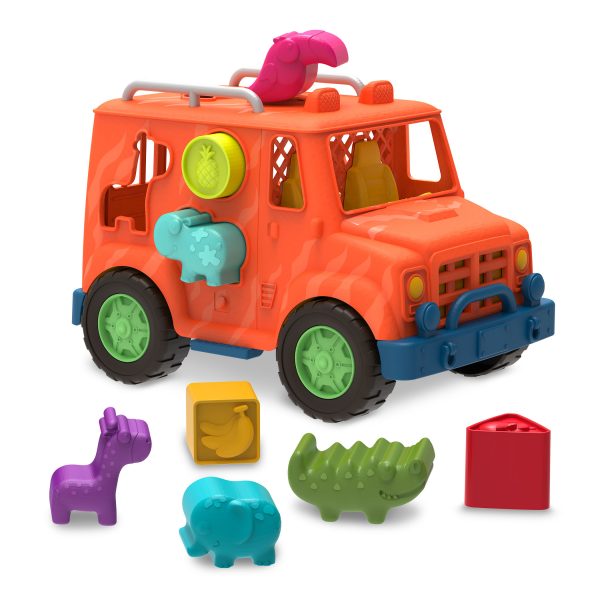 B.Toys: Ciężarówka SAFARI – z klockami SORTERAMI – Safari Truck