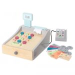 Jabadabado: Drewniana kasa fiskalna srebrna