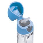 B.box: Butelka tritanowa ze słomką, 450 ml, Blue Slate - obrazek 3