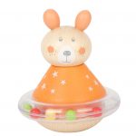 SMALL FOOT: grzechotka kiwajka królik 8m+