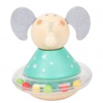 SMALL FOOT: grzechotka kiwajka słonik 8m+