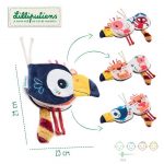 Lilliputiens: Książeczka aktywizująca Tukan Pablo 9 m+ - obrazek 2